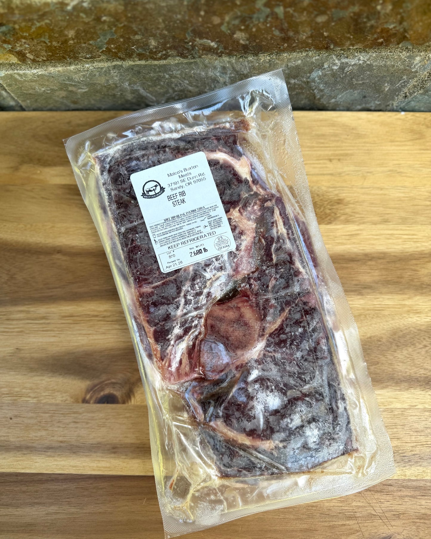 Rib Steak (Ribeye)