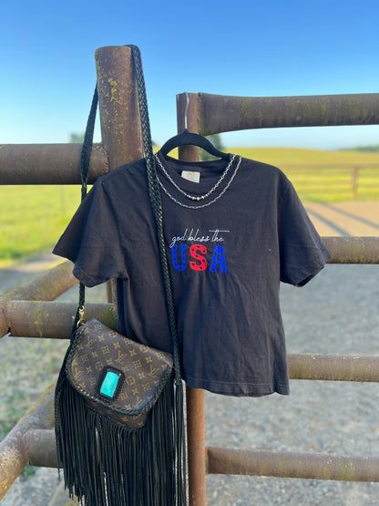 God Bless the USA - Black