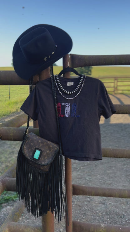 Red White and Blue Cowboy Boots